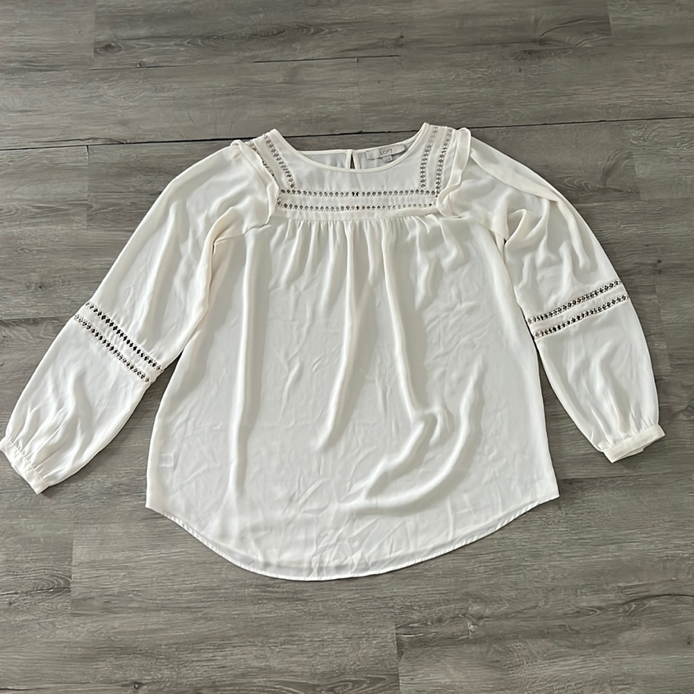 Loft | Boho Peasant Blouse